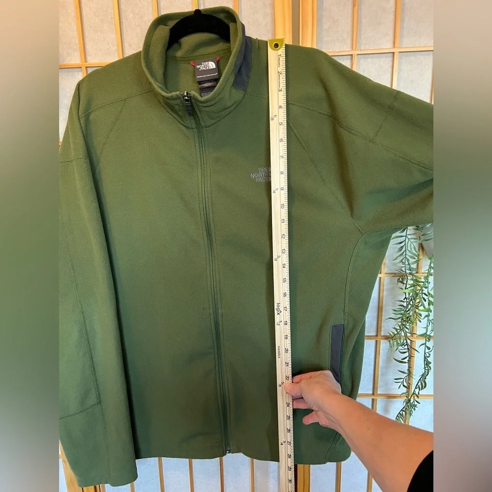 The North Face Apex Bionic Full zip soft shell jacket, olive green Men’s XL Tall